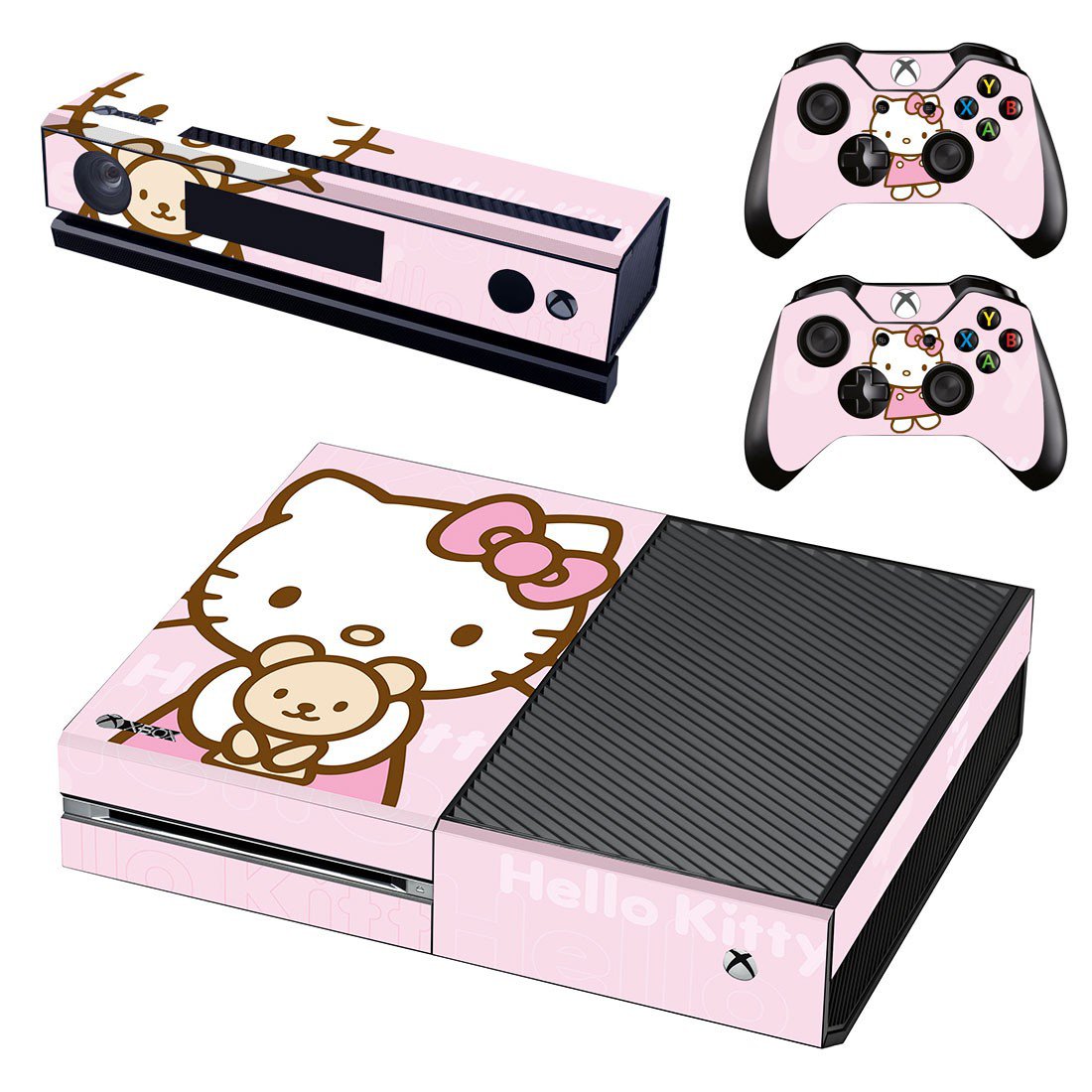 Hello Kitty decal skin for Xbox one Console & Controllers