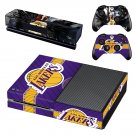 Los Angeles Lakers decal skin for Xbox one Console & Controllers