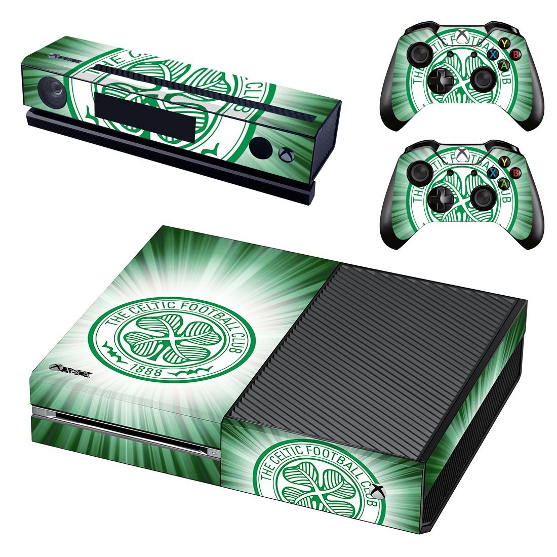 The Celtic Football Club Decal Skin For Xbox One Console And Controllers