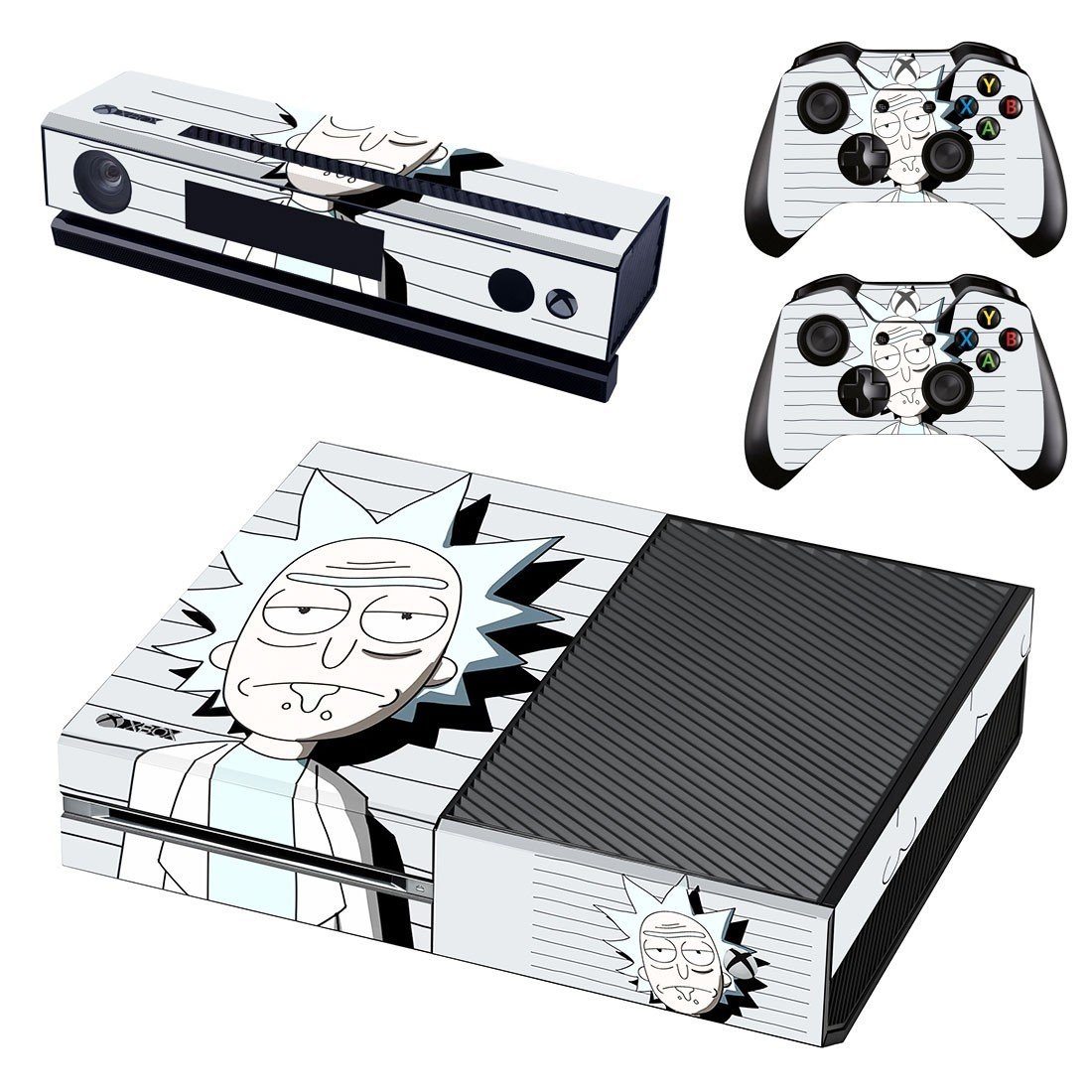 Rick and Morty decal skin for Xbox one Console & Controllers