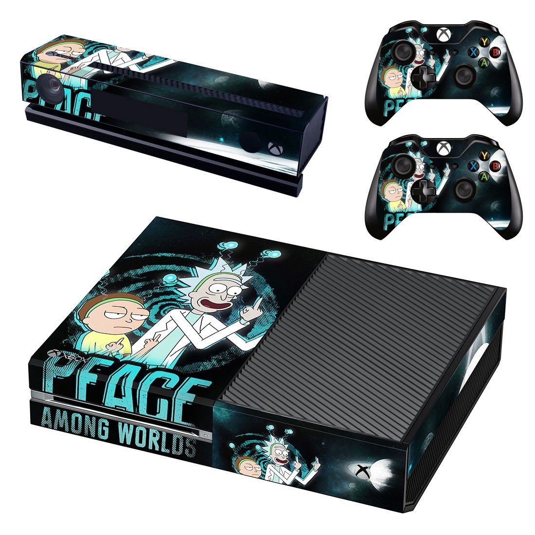 Rick and Morty decal skin for Xbox one Console & Controllers
