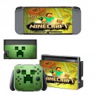 Minecraft decal skin for Nintendo Switch Console & Controllers