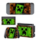 Minecraft decal skin for Nintendo Switch Console & Controllers