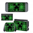 Minecraft decal skin for Nintendo Switch Console & Controllers