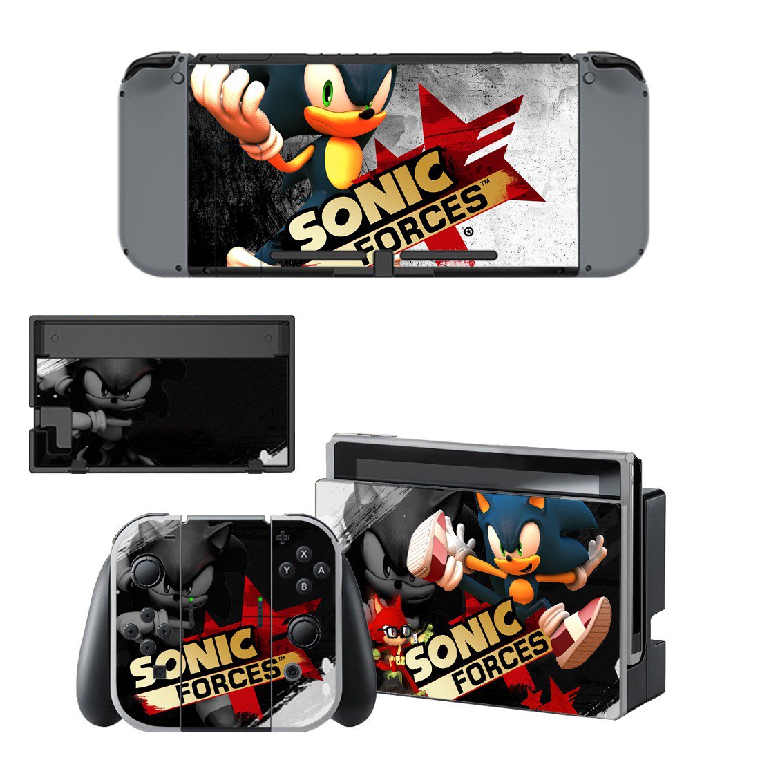Sonic Forces decal skin for Nintendo Switch Console & Controllers