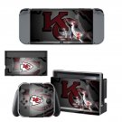 Kansas City Chiefs decal skin for Nintendo Switch Console & Controllers