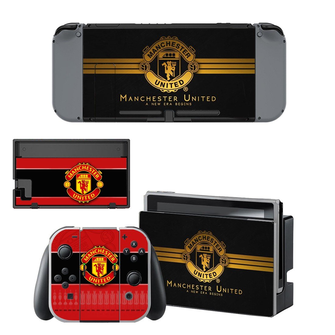 Manchester United decal skin for Nintendo Switch Console & Controllers