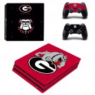 UGA mascot decal skin for PS4 Pro Console & Controllers