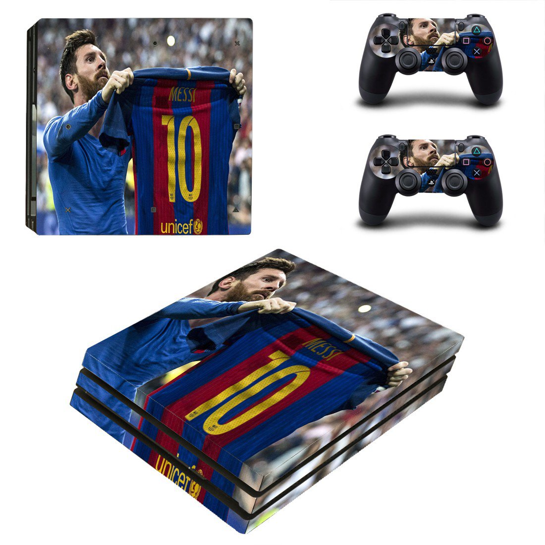 Messi decal skin for PS4 Pro Console & Controllers