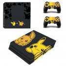 Pokemon Pikachu decal skin for PS4 Pro Console & Controllers