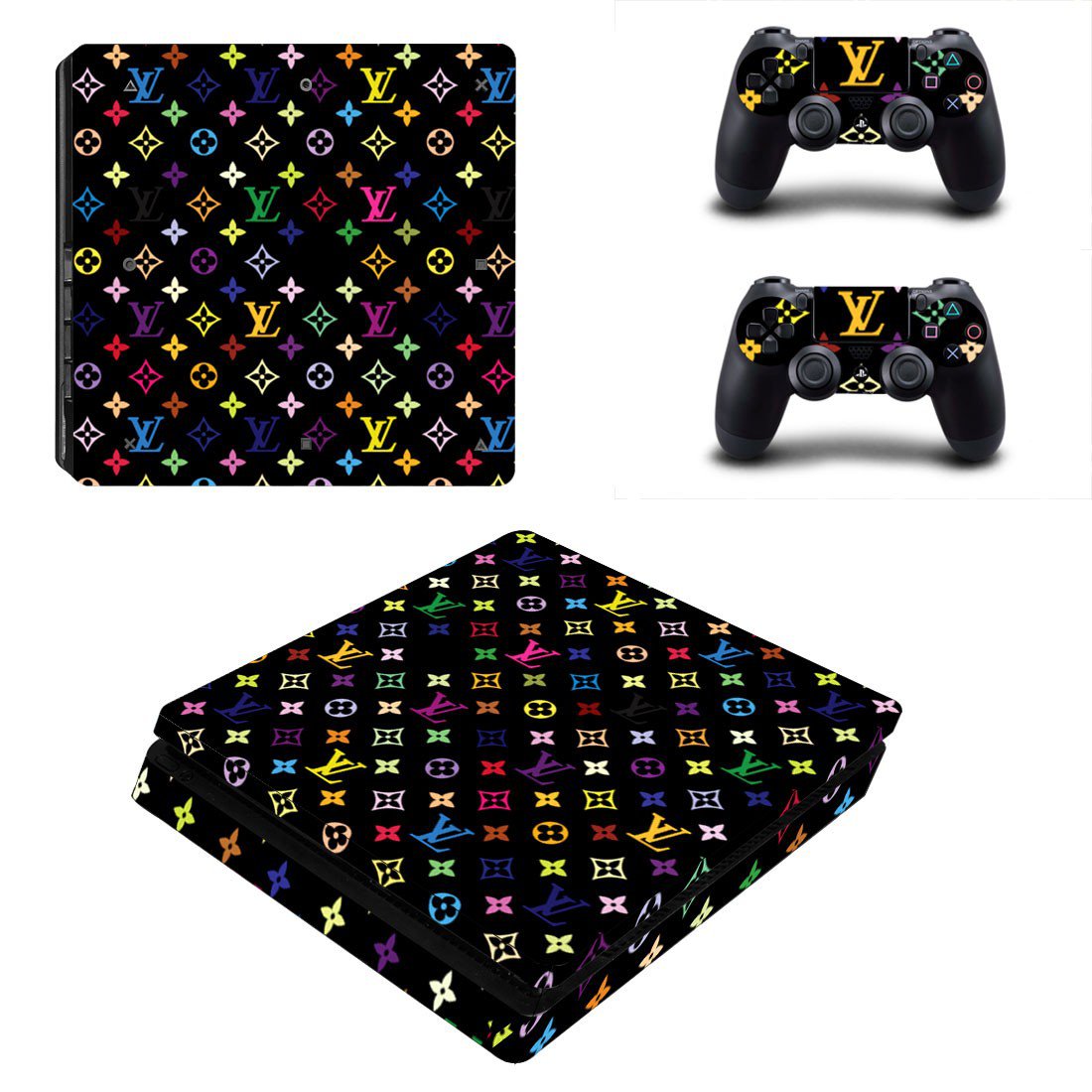 Supreme decal skin for PS4 Slim Console & Controllers