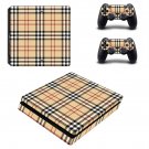 Tartan decal skin for PS4 Slim Console & Controllers