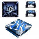 New york yankees decal skin for PS4 Slim Console & Controllers
