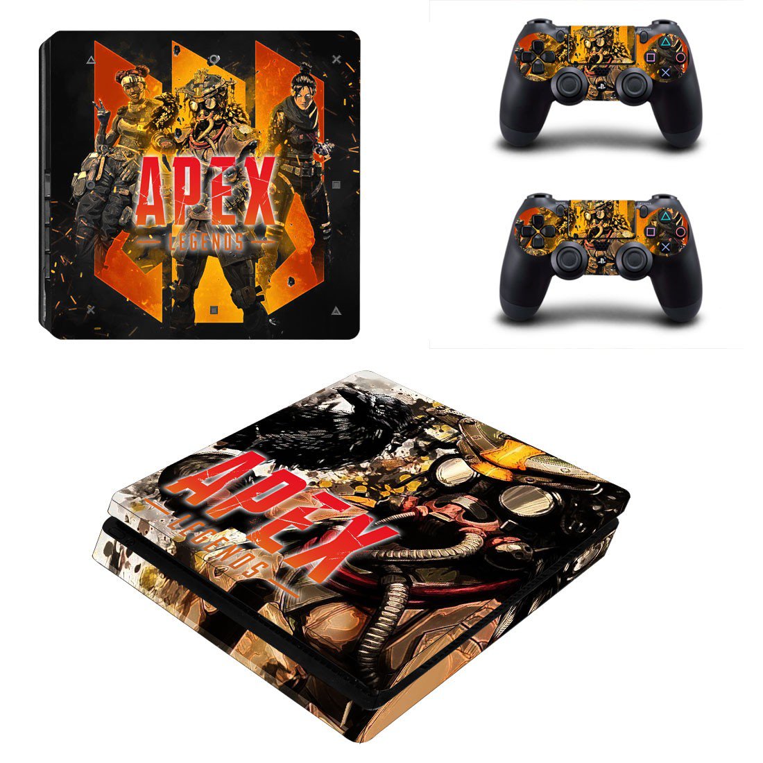 Apex Legends decal skin for PS4 Slim Console & Controllers