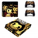 Bendy and the Ink Machine decal skin for PS4 Slim Console & Controllers