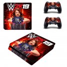 WWE 2K19 decal skin for PS4 Slim Console & Controllers