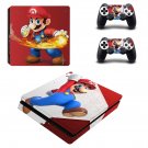 Super Mario decal skin for PS4 Slim Console & Controllers