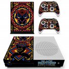 Black Panther decal skin for Xbox one S Console & Controllers