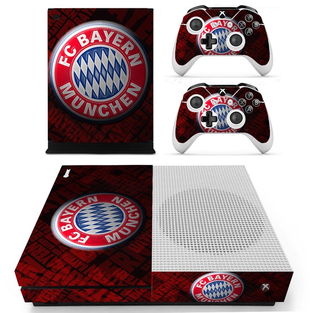 FC Bayern Munchen decal skin for Xbox one S Console & Controllers