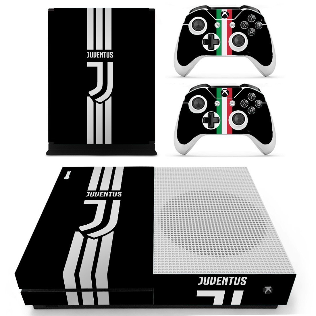 Juventus decal skin for Xbox one S Console & Controllers