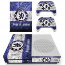 Chelsea FC decal skin for Xbox one S Console & Controllers
