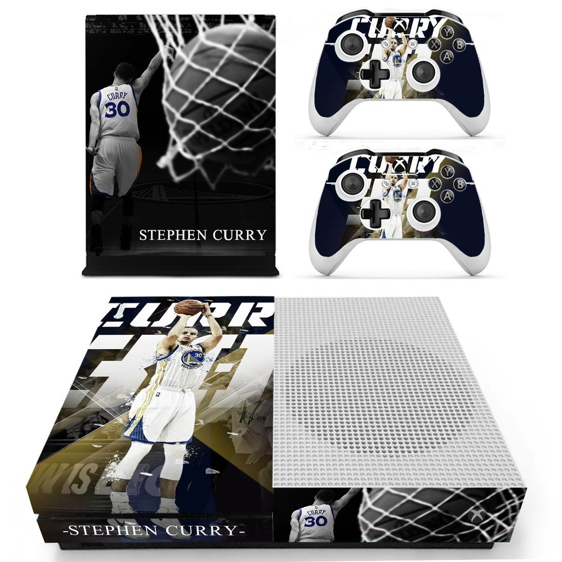 Stephen Curry decal skin for Xbox one S Console & Controllers