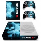 Gears 5 decal skin for Xbox one S Console & Controllers