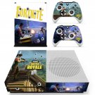 Fortnite battle royale decal skin for Xbox one S Console & Controllers