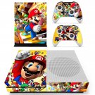 Super Mario Bros decal skin for Xbox one S Console & Controllers