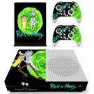 Rick and Morty decal skin for Xbox one S Console & Controllers