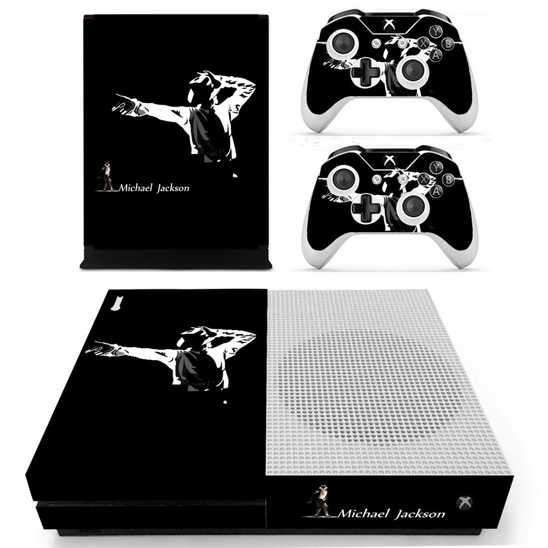 Michael Jackson decal skin for Xbox one S Console & Controllers