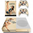 Pin Up Girl decal skin for Xbox one S Console & Controllers