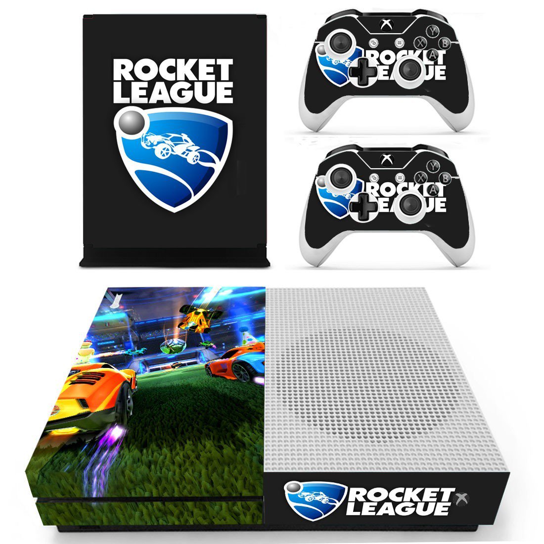 Rocket League decal skin for Xbox one S Console & Controllers