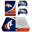 Denver Broncos decal skin for Xbox one S Console & Controllers