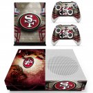San Francisco 49ers decal skin for Xbox one S Console & Controllers