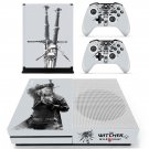 The Witcher wild Hunt 3 decal skin for Xbox one S Console & Controllers