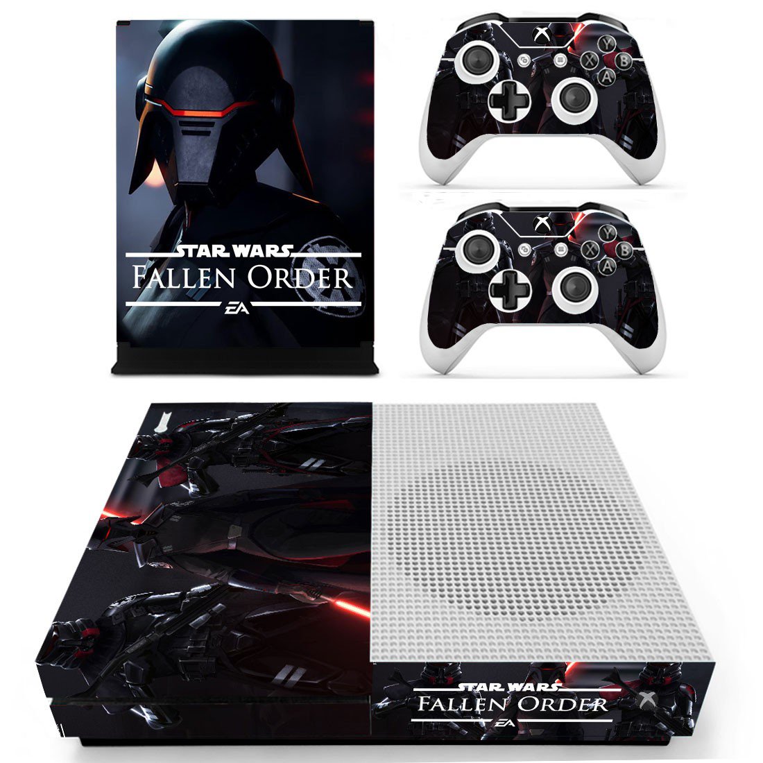Stars Wars Jedi fallen  order decal skin for Xbox one S Console & Controllers