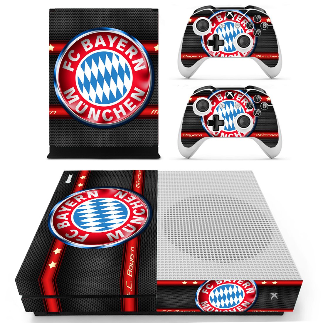 FC Bayern Munchen decal skin for Xbox one S Console & Controllers