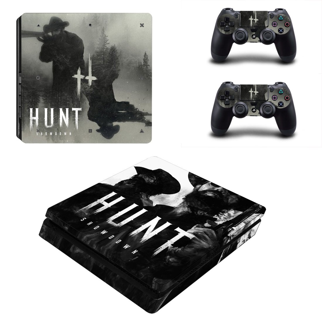 Hunt Showdown decal skin for PS4 Slim Console & Controllers