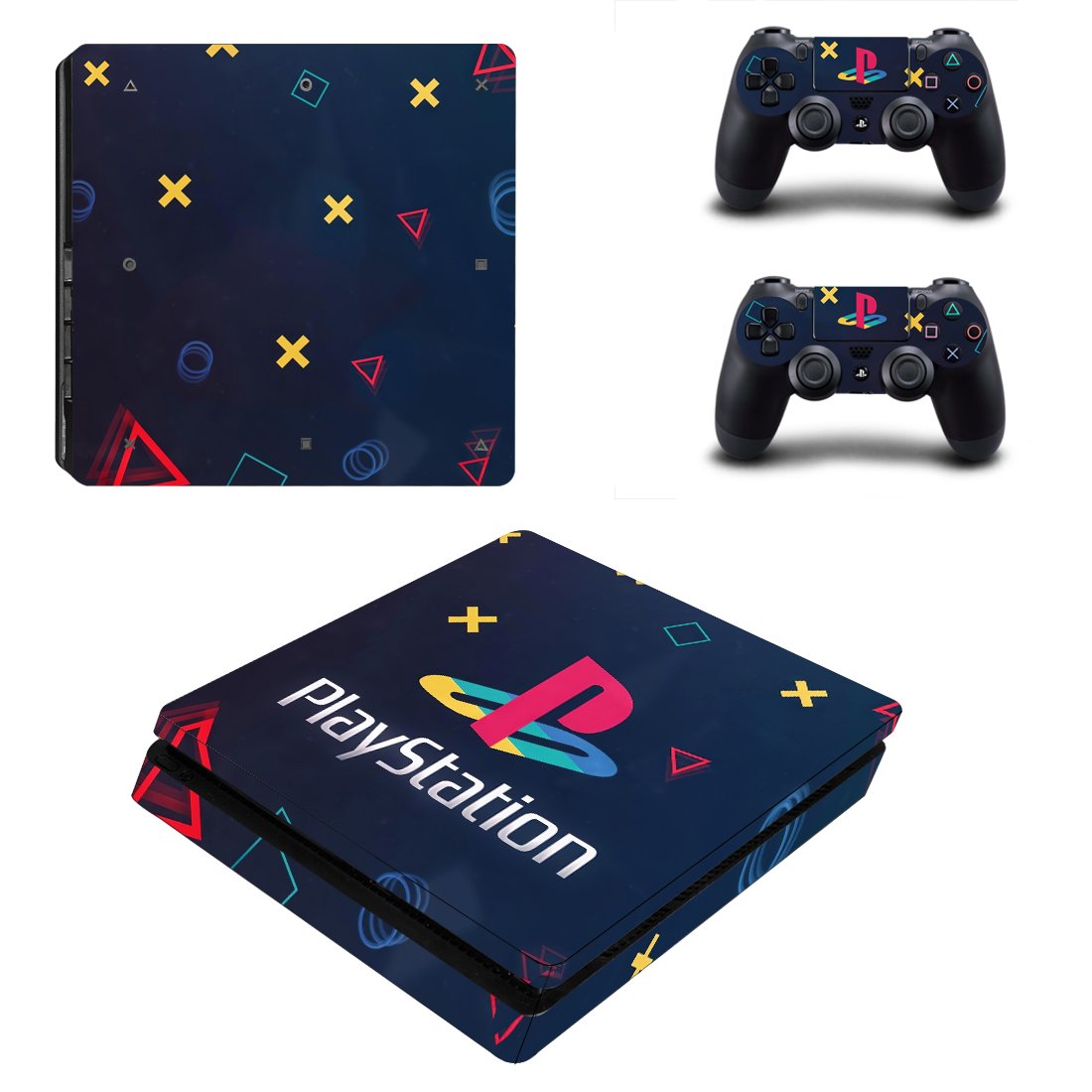 Special edition decal skin for PS4 Slim Console & Controllers