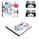 Anime decal skin for PS4 Slim Console & Controllers