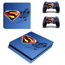Superman decal skin for PS4 Slim Console & Controllers