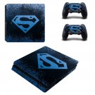 Superman decal skin for PS4 Slim Console & Controllers