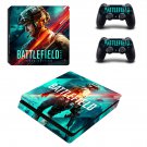 Battlefield 2024 decal skin for PS4 Slim Console & Controllers