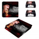 A Nightmare on Elm Street decal skin for PS4 Slim Console & Controllers