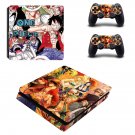 One Piece decal skin for PS4 Slim Console & Controllers