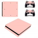 Solid Color decal skin for PS4 Slim Console & Controllers
