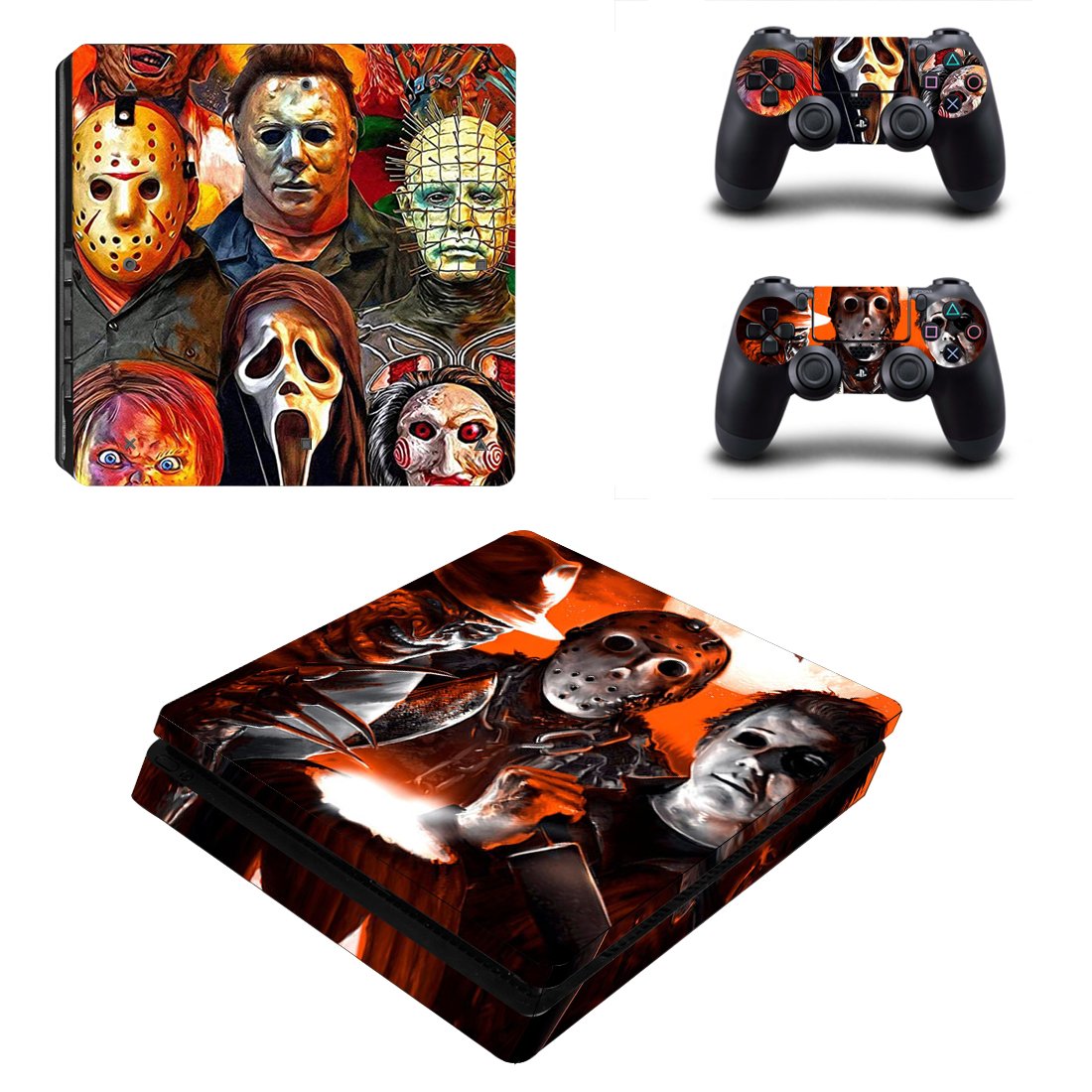 Moonlight is panicking decal skin for PS4 Slim Console & Controllers