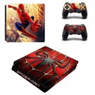 Spider Man decal skin for PS4 Slim Console & Controllers