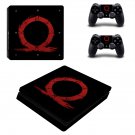 God of War Mars decal skin for PS4 Slim Console & Controllers